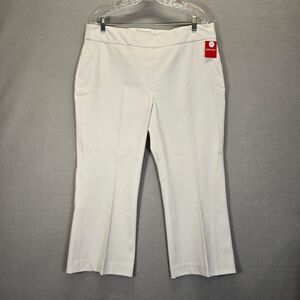 Spanx Women's On-the-Go Kick Flare Pant 20373Q Classic White  1X Petite